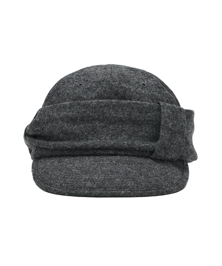 Taibseobiseu Wool Belted Cap [Charcoal]