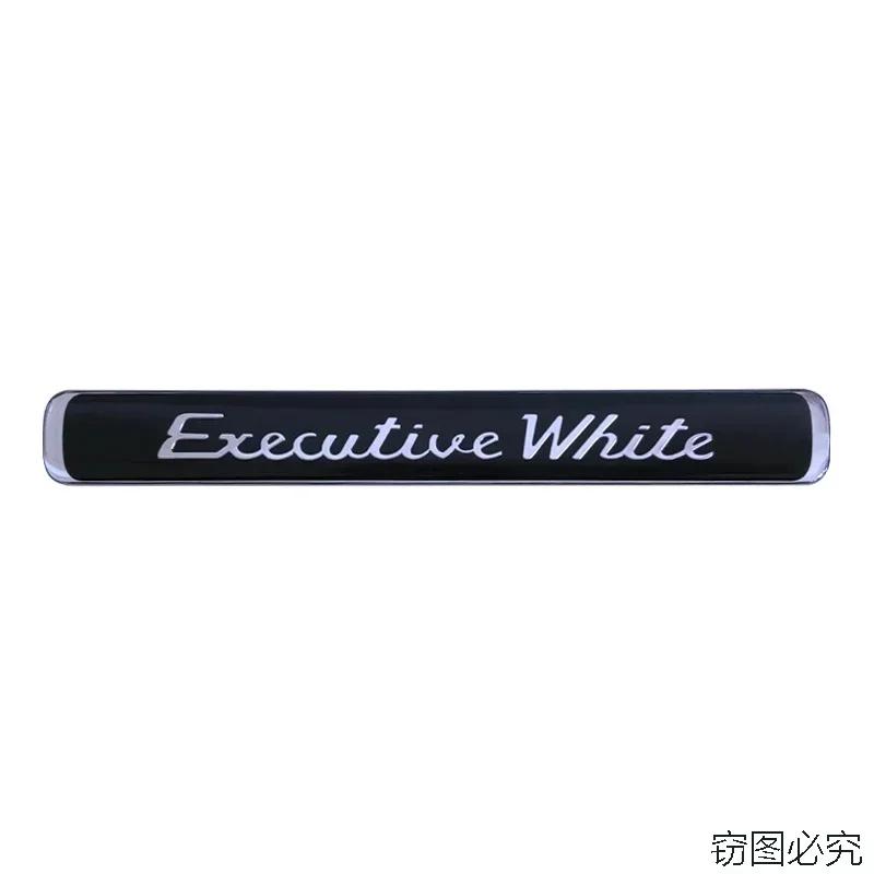 Car Sticker Executive Black White Emblem 60th Anniversary Badge Decal for Toyota Tundra Corolla Prado Brownstone Limited Edition