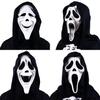 Vyděste své přátele naším kostýmem s maskou Dospělý Výkřik, obličej ducha, Cosplay kostým, perfektní pro Halloween!