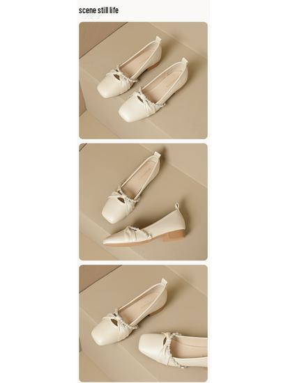 Weiwei 9169-8 Dámské letní boty na robustním podpatku se čtvercovou špičkou a korálky, nadměrná velikost, pohádkový styl, k sukni.