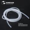 ZONESUN PJ-GZ3 Silikonschlauch 2m Länge 3mm Innendurchmesser Gummischlauch für Flüssigabfüllmaschine