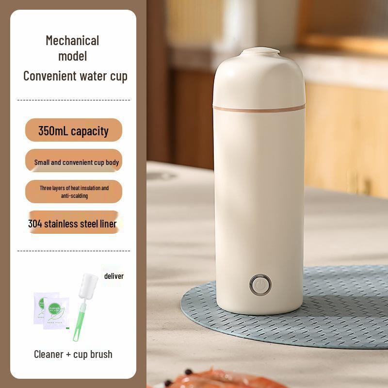 Compact Electric Thermos Kettle for Home, Office, and Travel