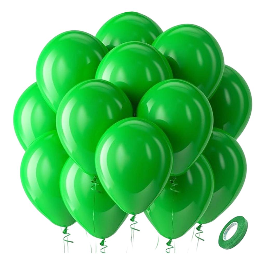 Latex Balloons, 100 Balloons Per Pack, 12-inch Round Helium Balloons, Brightly Colored, Suitable For Birthday And Party Decorations.(Sending Ribbons)
