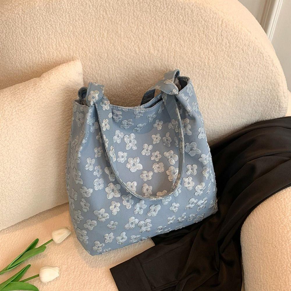 

Canvas Shoulder Bag High-capacity Handbag Fashionable Tote Bag Commuting