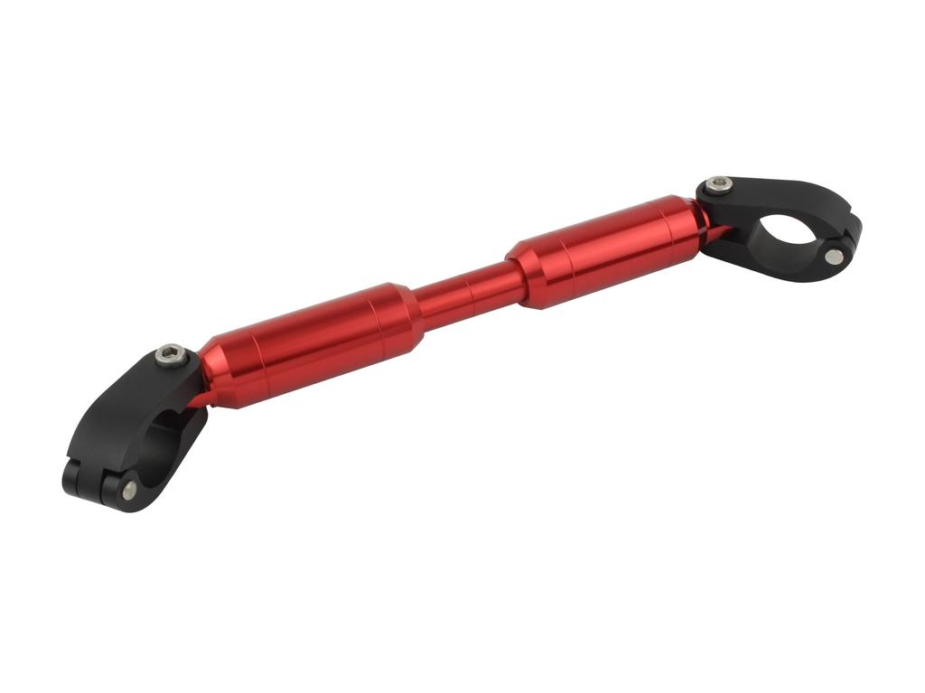 POSH FAITH Adjustable Handlebar Brace Adjustable Shaft Kit, Length 147-228mm, Red, 030367-02