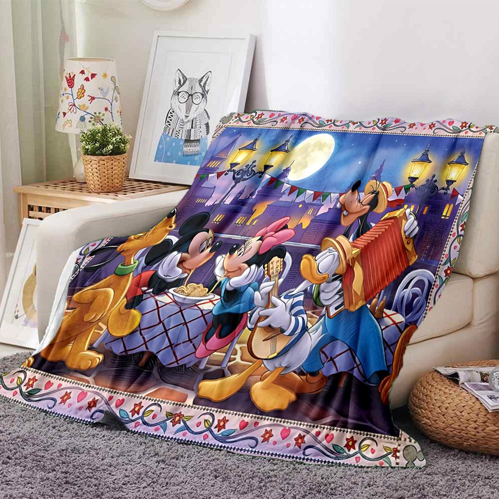 Nighttime Disney Fun Blanket Soft Throw Blanket For Home Bedroom Bed Sofa Travel Office Solid Christmas Blanket
