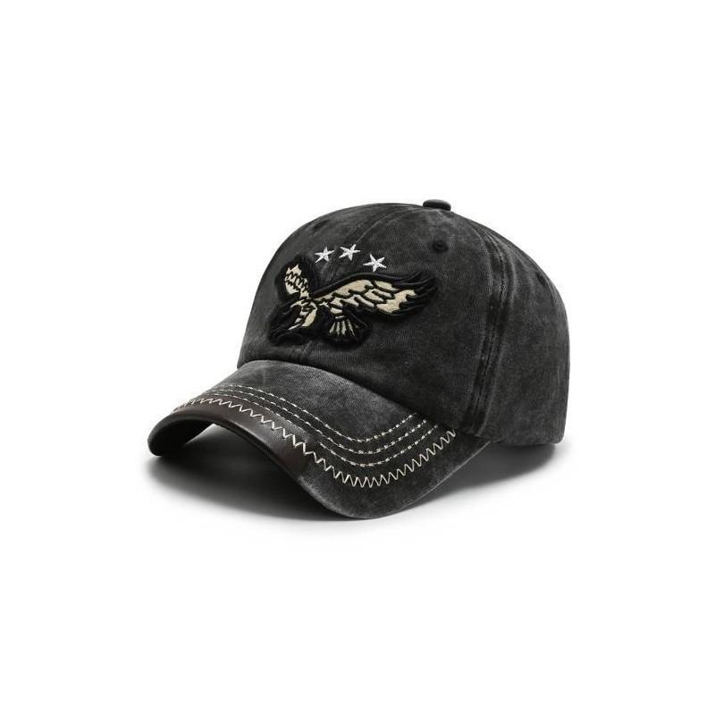 Versatile Korean Style Cotton Baseball Hat With Comfortable Fit And Stylish Embroidery