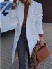 Jinhan 2026 Women's Multi-Button Woolen Overcoat - Autumn/Winter Long Wool Coat with Free Shipping
