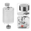 A34R 1 PCS 370 Powerful Vibration Motor Silver Aluminum Convenient And Easy To Use Dual Head Vibration Motor Dc12v Vibration Mot