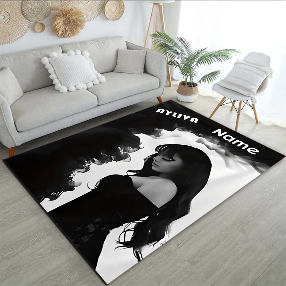 Ayliva Customize your name rug, office chair cushion, home bedroom living room gift.