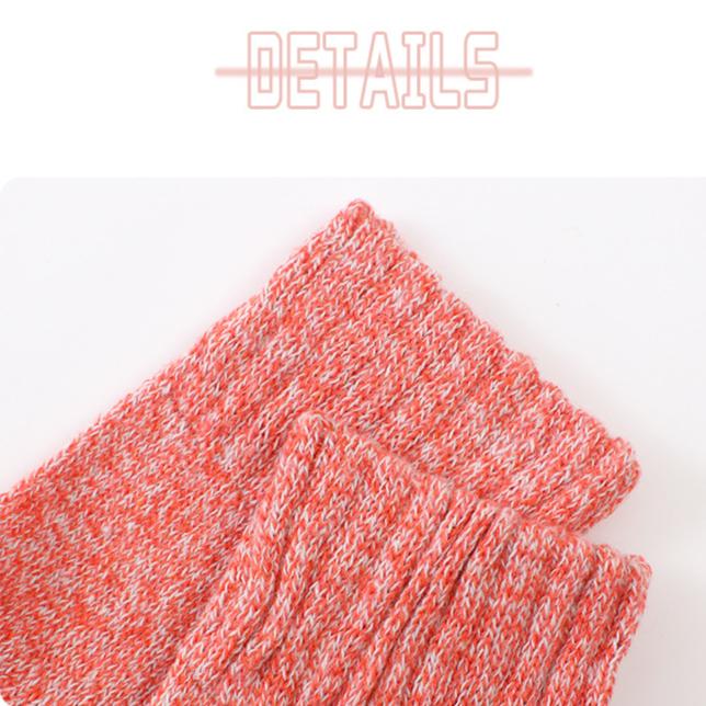 10 Pairs Autumn Winter Women Solid Color  Socks Blended Cotton Sock of Korean Style Fashionable Breathable Casual Sports Mid  Socks