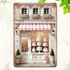 Vintage cake shop metal tin sign wall art for home, kitchen, garage, for man cave,Garden & Outdoor decor, perfect for room decor
