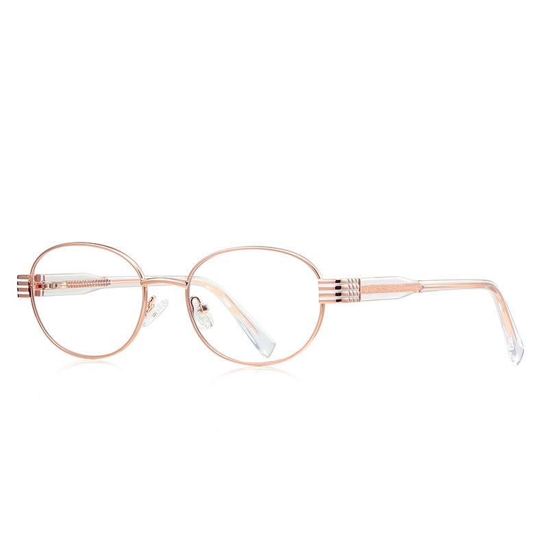 Damen Trendige Kleine Ovale Blaulichtblockierende Myopiebrille Retro Minus Dioptrien Brillen Gleitsichtbrillen Frau