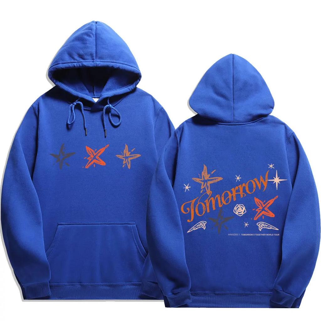 Txt Act Promise Print Hip Hop Hoodies Men Fashion Long Sleeve Sweatshirts Men Cool Casual Streetwear