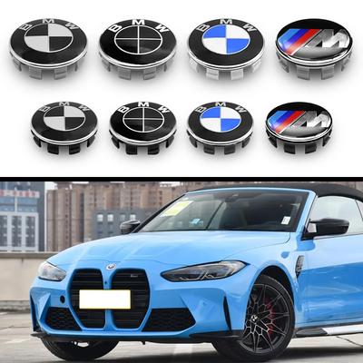4 Piezas 56mm 68mm Tapacubos Centrales de Rueda Emblema Insignia Para Cubierta de Coche Logo M de X1 X3 X5 X6 X7 Serie 1 3 4 5 6 7 E36 E39 E46 E60 E90