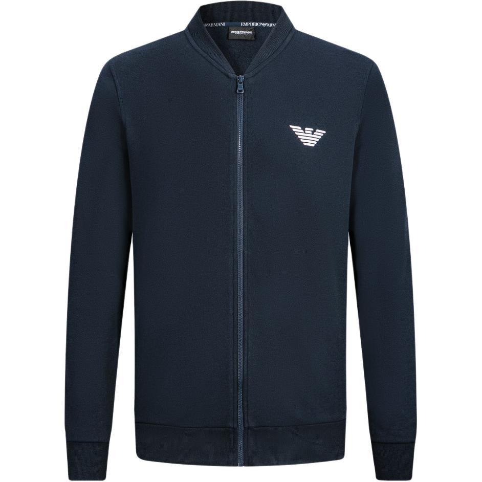 

Emporio Armani Осень/Зима 24 Однотонная куртка на молнии с длинным рукавом Мужские куртки Темно-синий 112107-4F571-00135 XXL