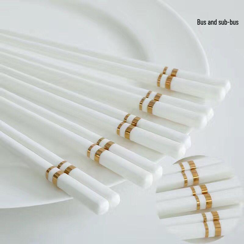 Premium Mold-Proof, Anti-Slip, High-Temp Resistant Bone China Ceramic Chopsticks