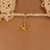 Stainless Steel Bikini Buckle Pendant Red Coral Swimwear Jewelry New Bikini Charms Set  Women