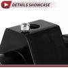 1 Set Car Water Coolant Temperature Sensor Adapter Joint Pipe Radiator Sensor Adaptor 28mm Black
