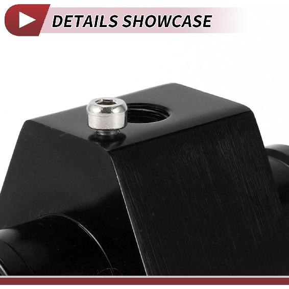 1 Set Car Water Coolant Temperature Sensor Adapter Joint Pipe Radiator Sensor Adaptor 28mm Black