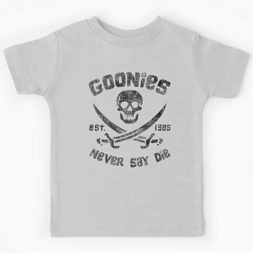 The Goonies Never Say Die Worn Out Lts Kids T-Shirt 130
