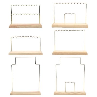 Anspruchsvolles Schmuck-Display-Rack Modernes Schmuck-Display-Regal Aufbewahrungsständer-Rack für Ringe Armbänder Halsketten