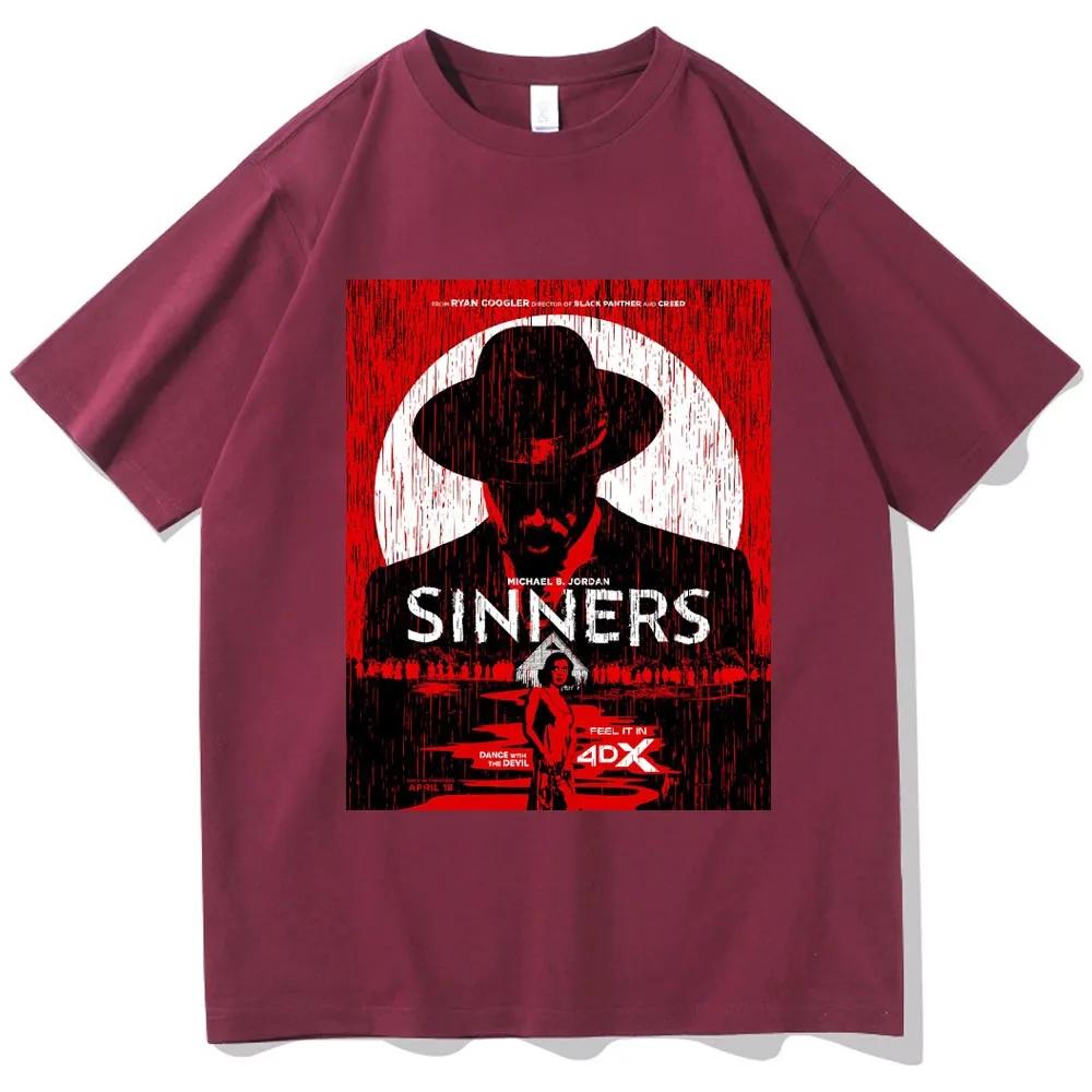 Sinners 2025 Action Movie Tshirt Harajuku Oneck Casual Shirt Gift