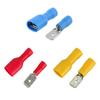 100PCS Metal Crimp Connectors Insulated Rubber Sleeve for Wiring in Electronics and Industrial Applications