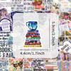 10/30/50/100pcs Funny Creative Reading Book Stickers Holographic Aesthetic Decals DIY Notebook Suitcase Phone Decoration Sticker