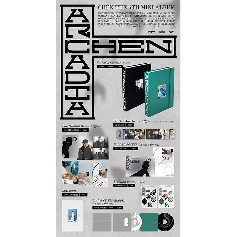 [Předobjednávka] CHEN(EXO) - Páté mini album [Arcadia] Verze s fotoknihou. (+ Online benefit)