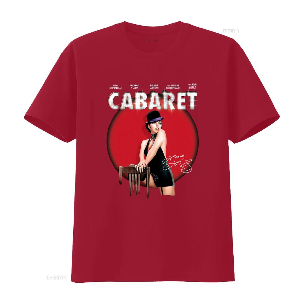 Cabaret Liza Minnelli For Fan All Size S XL T shirt BF vintage Washed Breathable Slightly fashion Stretched streetwear