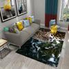 Ferocious Leopard Carpet Living Room Coffee Table Bedroom Area Floor Mats Room Bedside Rugs Kitchen Bathroom Non-slip Door Mats