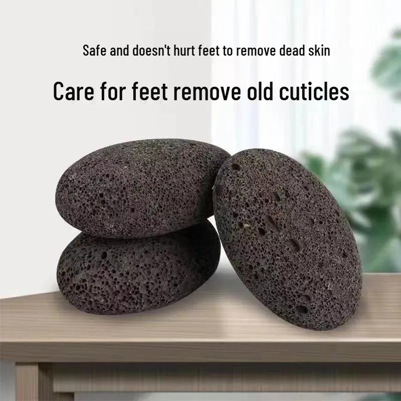 Pedra Pomes Vulcânica Natural para os Pés - Esfolia e Remove a Pele Morta