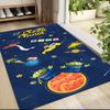 Pizza Planet Adventure Carpet Rug Soft Washable Antislip Home Living Room Sofa Mats Personalized Christmas Rug