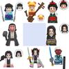 WM Blocks 6116 6137 6138 Demon Slayer Tanjirou Nezuko Inosuke Zenitsu Giyuu Rengoku Uzui Tengen Anime Bricks Building Blocks