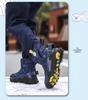 Winter Kids' High-Top Leather Snow Boots - Warm, Thick, Non-Slip Velvet Lining for Boys & Girls