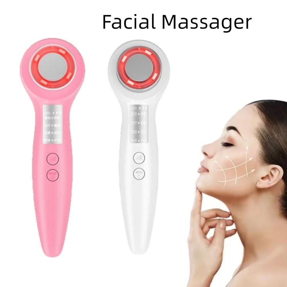 LED Facial Massager 2 in 1 Facial Lifting Massager Portable Face Beauty Device Skin Smoothing