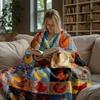 Chicken Print Blanket Throw Blanket velvet Cute Chick Print Blanket Super Soft Cozy Nap Blanket Perfect Home Gift for Her