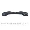 LUCKEASY For Tesla Model 3 Model Y Interior Remodel Patch Model3 2022-2023 Car ABS Black Red White Column Shift Protection Cover