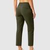 Women Fashion Pocket Yoga Casual Pants Solid Color Stretch Athletic Trousers High Waist Comfortable Fit Lightweight Fabric