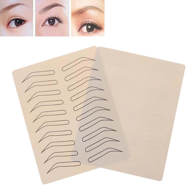 Rubber Tattoo Practice Fake Skin False Eyebrows Tattoo Training Learning 7"X6"