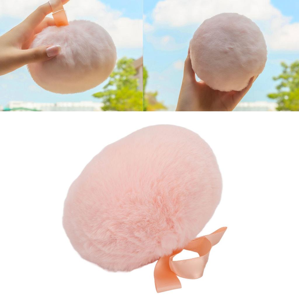 Fluffy Powder Puff Ball Cosmetic Makeup Soft Puff Ball Tool for Face Body Highlighting