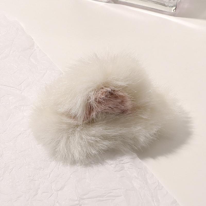 Furry Bangs Clip Plush Animal Snap Hairpin Cats Ears Hair Barrettes Trendy Ponytail Decor Non-Slip Hair Side Clips