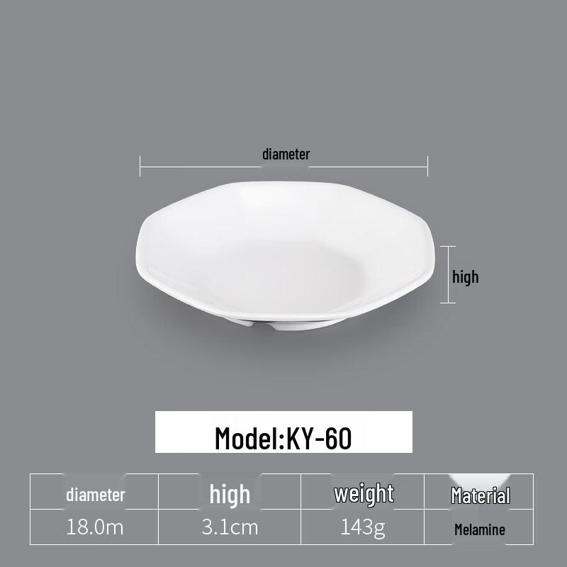 

Yipan Melamine 3-Compartment Dumpling Plates