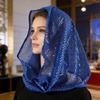 Stylish Muslims Headscarf Embellished With Sparkling Sequins Lightweight And Comfortable Headwear For Daily Wear