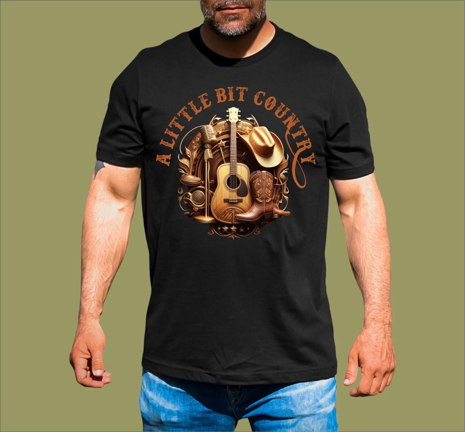 A LITTLE BIT COUNTRY T-SHIRT S