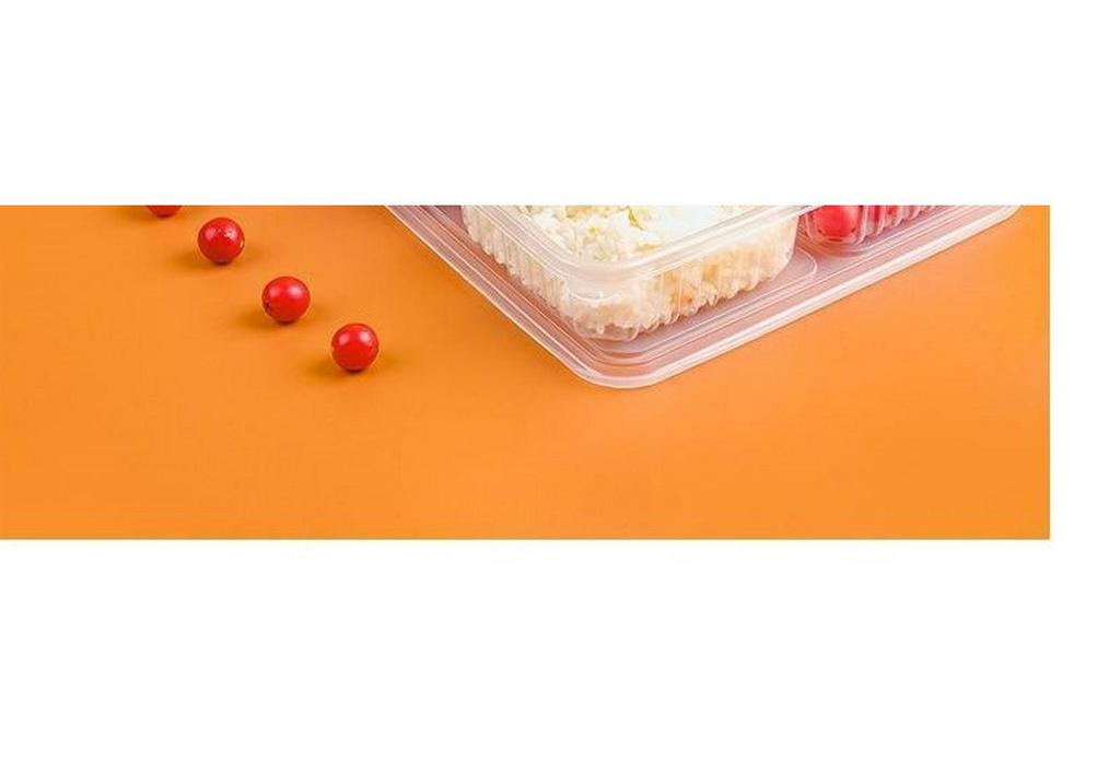 Disposable Multi-Compartment Lunch Box, Bento-Style Food-Grade Tray