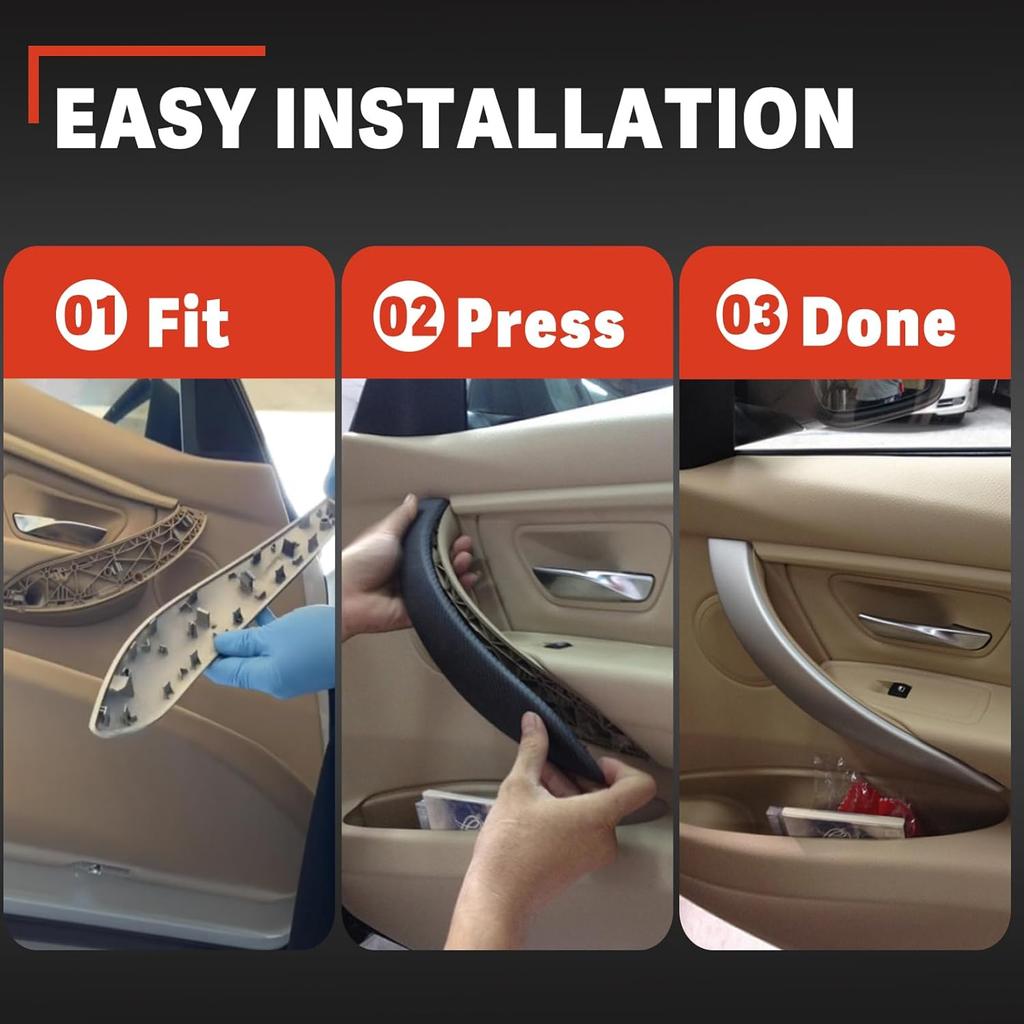 Quality New Door Handle Cover for BMW 3 4 Series F30 F80 F31 F32 F33 F34 F35 F36 Interior Door Handle Pull Outer Handle Cover