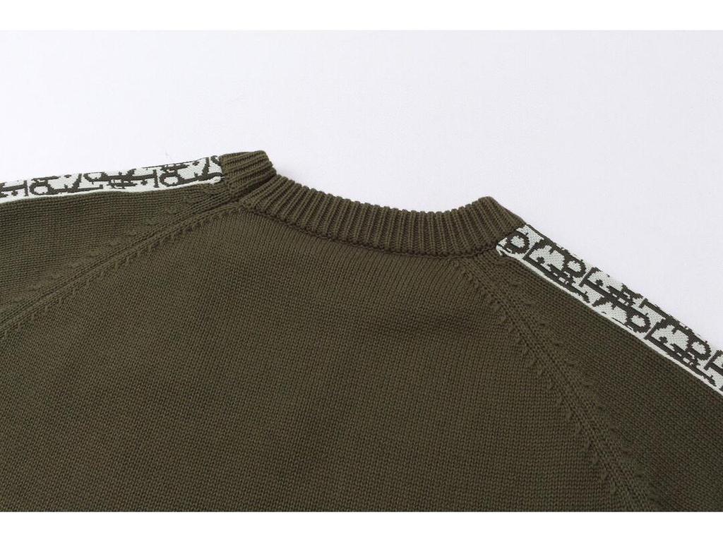 Unisex Trendy Round Neck Jacquard Knit Sweater - Autumn/Winter High-End Style