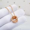 2025 Luxe V Zlatý náhrdelník na klíční kost s lebkou a hadí hlavou s diamanty - Styl celebrit